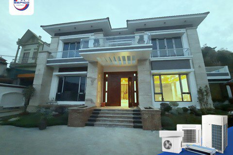 Dự án Điều hòa trung tâm cho biệt thự chị Hiền tại Mộc Châu  - Sơn La