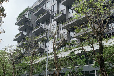 Giải pháp điều hoà trung tâm cho chung cư 4 căn đập thông tại Ecopark 