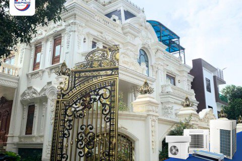 Dự án hệ thống điều hoà trung tâm lâu đài anh Nhất tại Phú Thọ