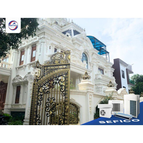 Dự án hệ thống điều hoà trung tâm lâu đài anh Nhất tại Phú Thọ – Giải pháp toàn diện từ Sefico