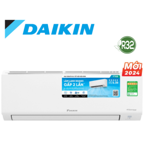 Điều Hòa Treo Tường Daikin Inverter 2 Chiều công suất lạnh 18000 BTU/h