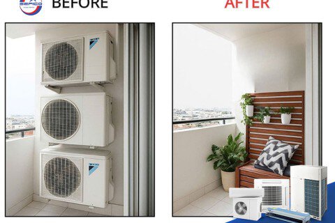 Điều hòa trung tâm: Giải pháp tối ưu để giữ ban công thông thoáng