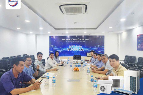 Sefico họp bàn giải pháp điều hòa trung tâm cho MB Bank Đan Phượng